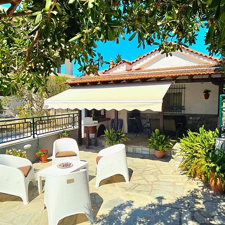 Polianthi Seaside House Villa Marathos  Buitenkant foto