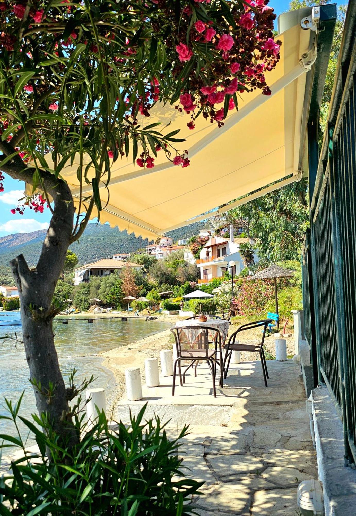 Polianthi Seaside House Villa Marathos  Buitenkant foto
